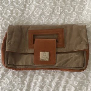 Leather clutch from Italy